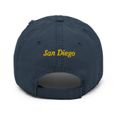 Born and Raised in The Murph San Diego Distressed Dad Hat